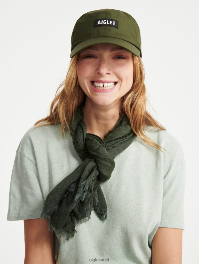 נשים reseda Aigle חולצת טי בשילוב פשתן עם שרוולים קצרים בגדים 8V6ZVZ686