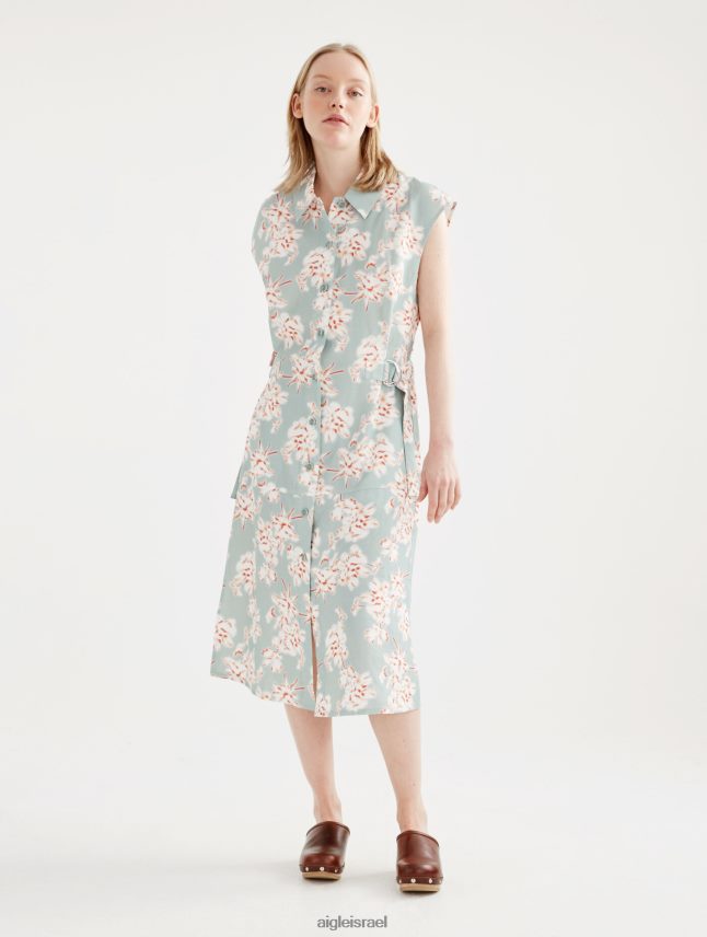 נשים reseda pr Aigle שמלת מידי מכופתרת על כל הגוף בגדים 8V6ZVZ558