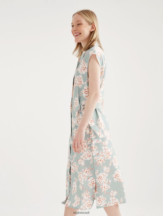 נשים reseda pr Aigle שמלת מידי מכופתרת על כל הגוף בגדים 8V6ZVZ558