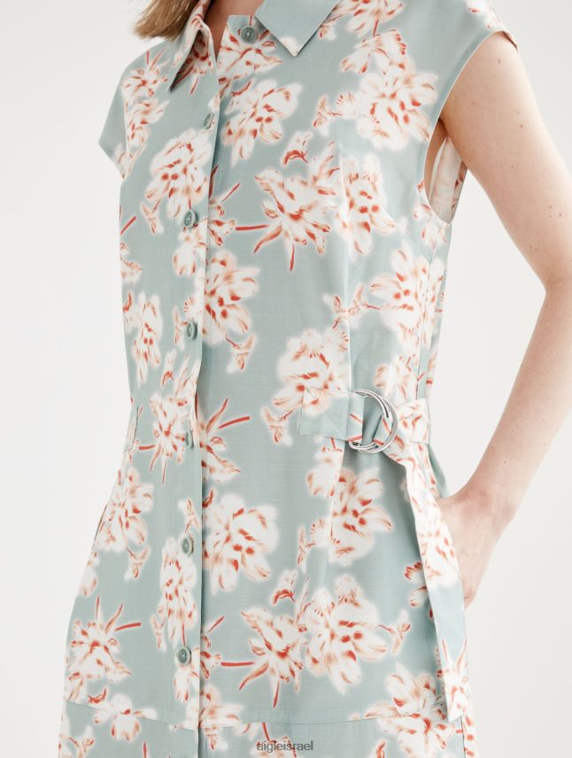 נשים reseda pr Aigle שמלת מידי מכופתרת על כל הגוף בגדים 8V6ZVZ558