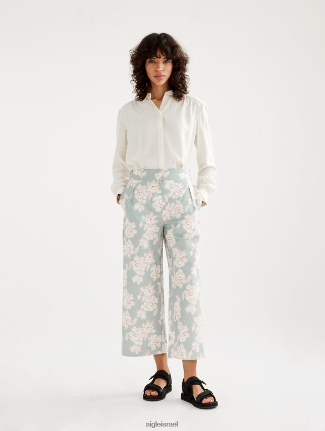 נשים reseda pr Aigle מכנסי רגליים רחבות בגדים 8V6ZVZ575