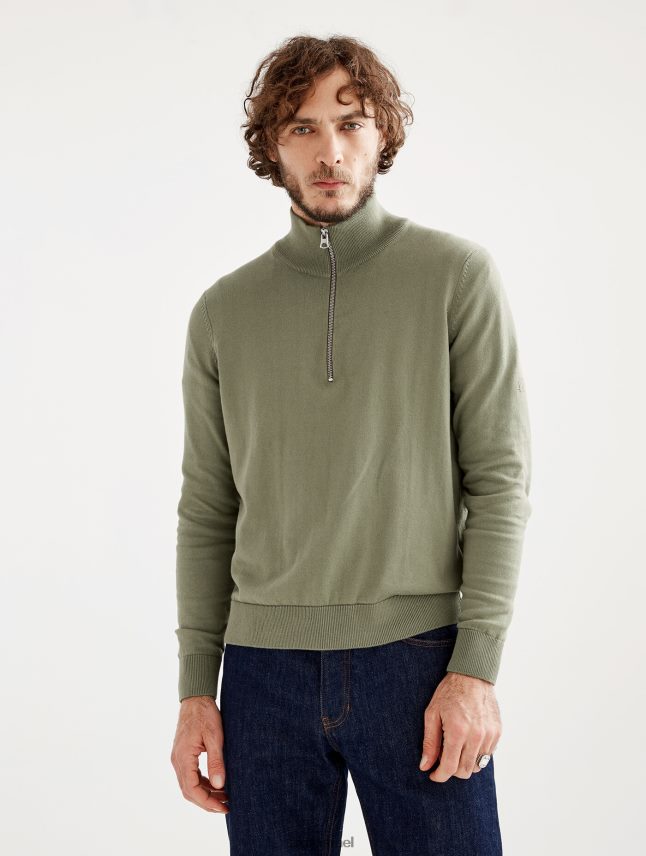 גברים taillis Aigle מגשר דק עם חצי רוכסן צוואר גבוה בגדים 8V6ZVZ39