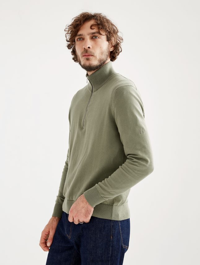 גברים taillis Aigle מגשר דק עם חצי רוכסן צוואר גבוה בגדים 8V6ZVZ39