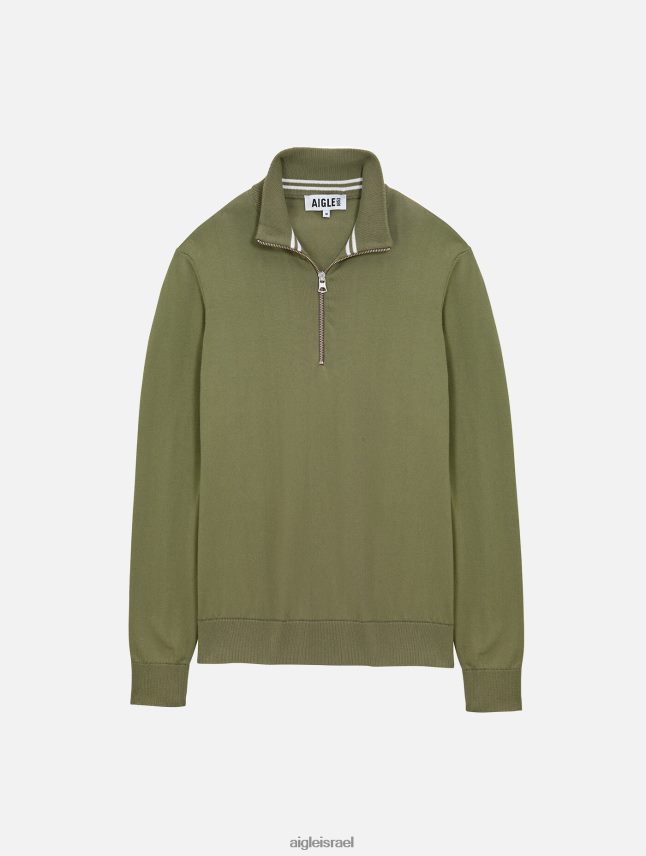 גברים taillis Aigle מגשר דק עם חצי רוכסן צוואר גבוה בגדים 8V6ZVZ39