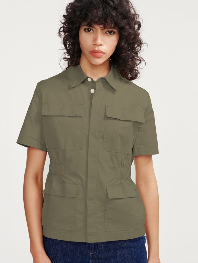 נשים taillis Aigle ז'קט ספארי עם שרוולים קצרים בגדים 8V6ZVZ439