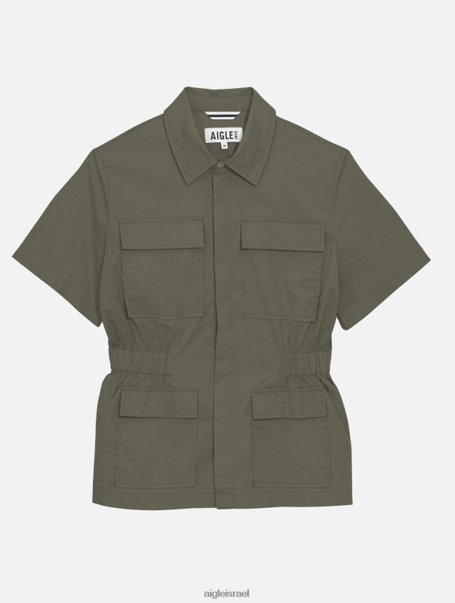 נשים taillis Aigle ז'קט ספארי עם שרוולים קצרים בגדים 8V6ZVZ439