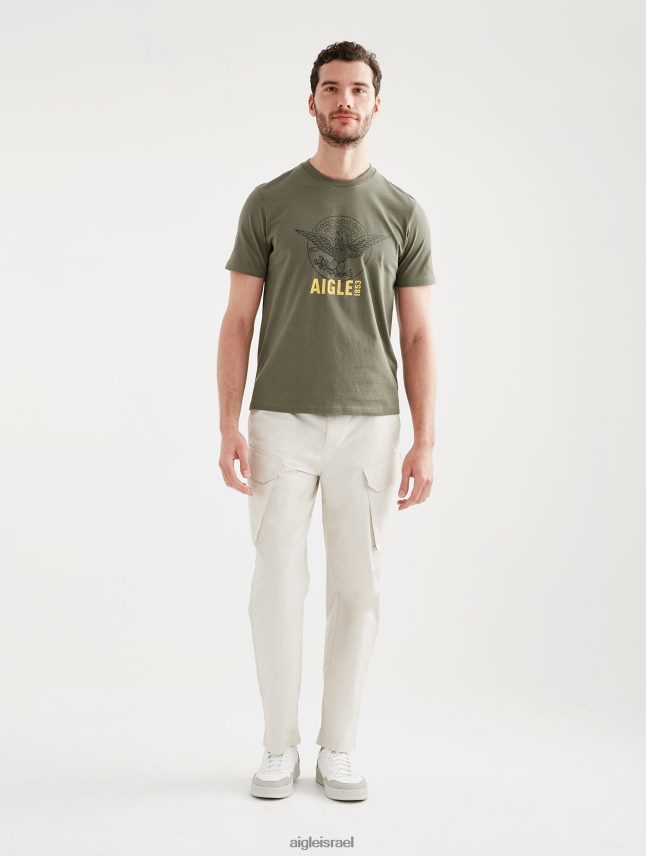 גברים taillis Aigle חולצת טריקו עם צווארון צווארון מודפס בגדים 8V6ZVZ62