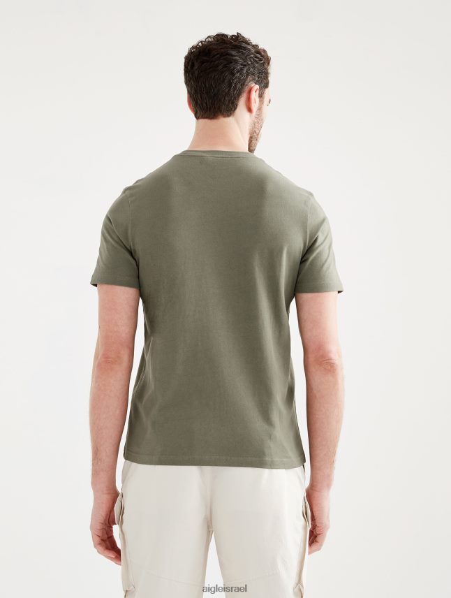 גברים taillis Aigle חולצת טריקו עם צווארון צווארון מודפס בגדים 8V6ZVZ62