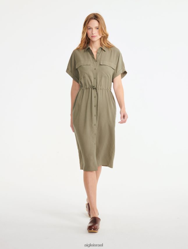 נשים taillis Aigle שמלת חולצה עם שרוולים קצרים בגדים 8V6ZVZ694