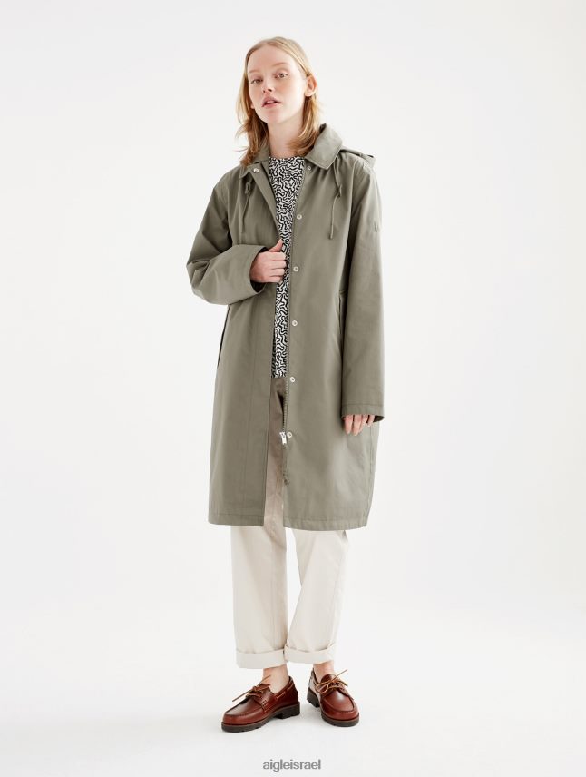 נשים taillis Aigle פארקה עם קפוצ'ון ארוך mtd בגדים 8V6ZVZ495