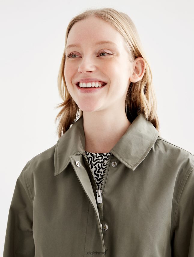 נשים taillis Aigle פארקה עם קפוצ'ון ארוך mtd בגדים 8V6ZVZ495