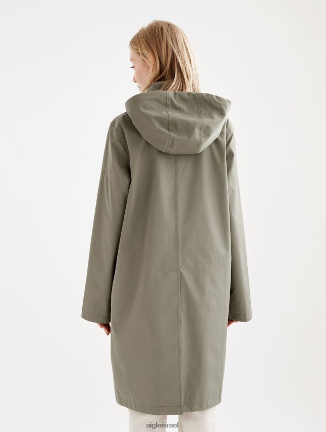 נשים taillis Aigle פארקה עם קפוצ'ון ארוך mtd בגדים 8V6ZVZ495