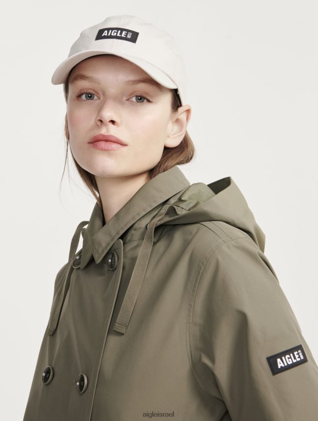 נשים taillis i Aigle מעיל טרנץ' אינספי קצר גור-טקס בגדים 8V6ZVZ474