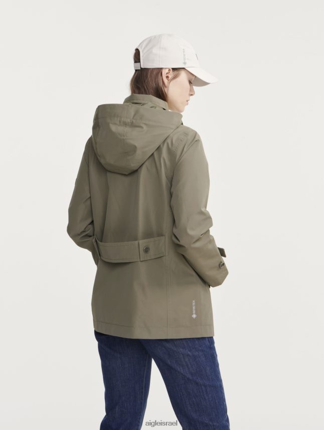 נשים taillis i Aigle מעיל טרנץ' אינספי קצר גור-טקס בגדים 8V6ZVZ474